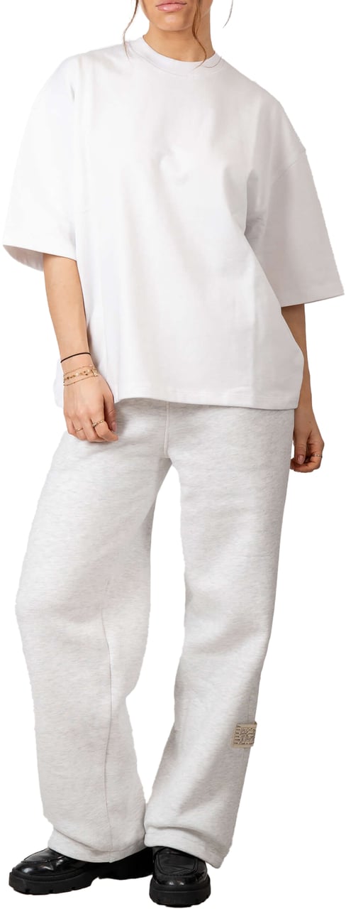 Quotrell Blank Sweatpants | Grey Melee Grijs