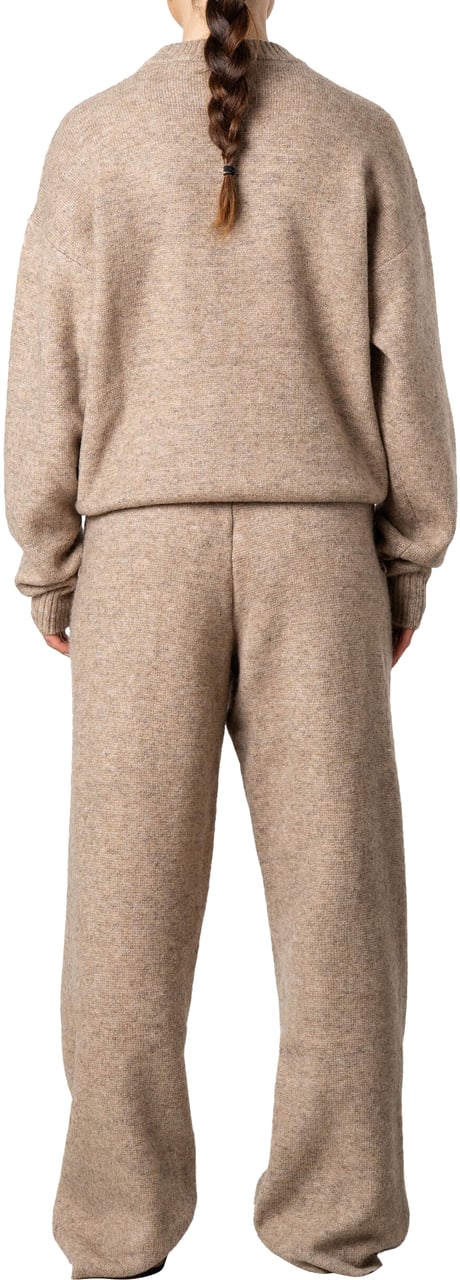 Quotrell Elan Knitted Pants | Light Beige Melee Beige
