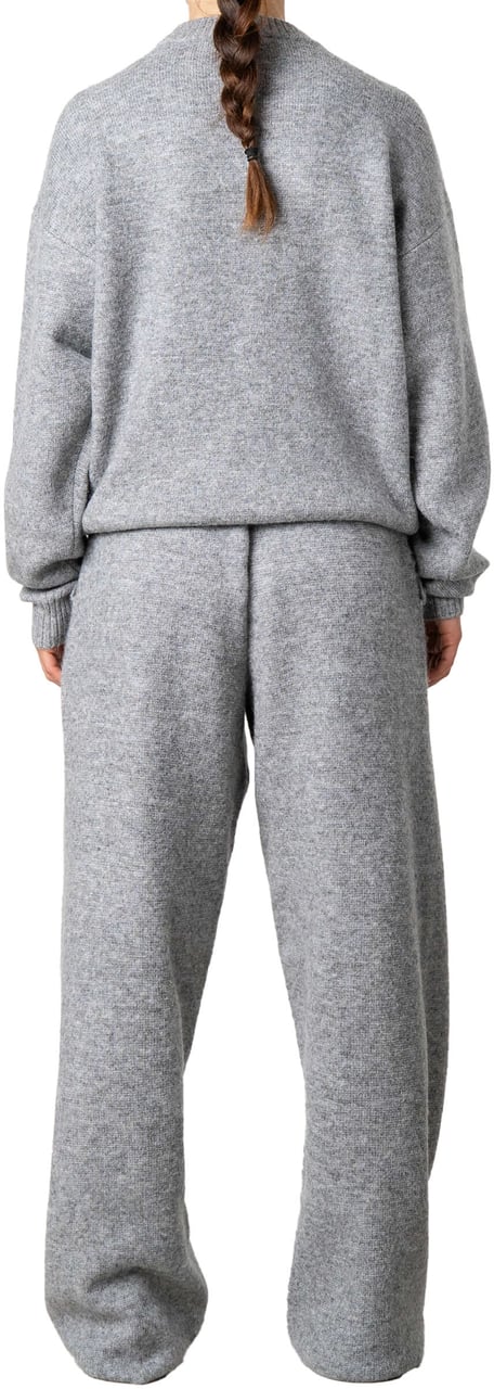 Quotrell Elan Knitted Pants | Light Grey Melee Grijs