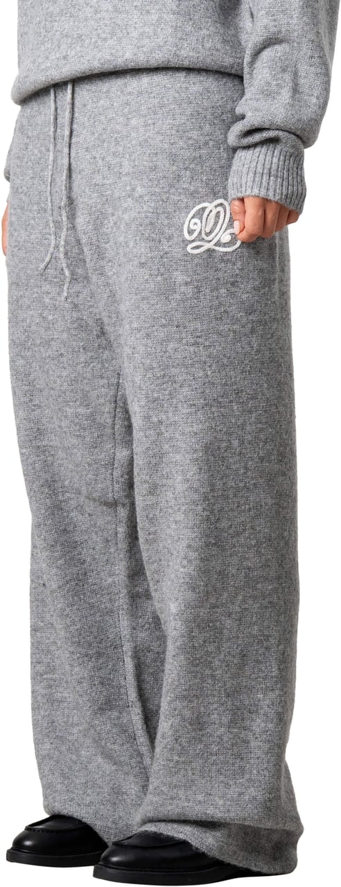 Quotrell Elan Knitted Pants | Light Grey Melee Grijs