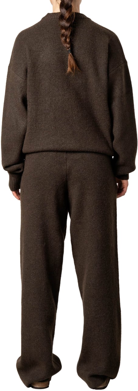 Quotrell Elan Knitted Pants | Brown Bruin