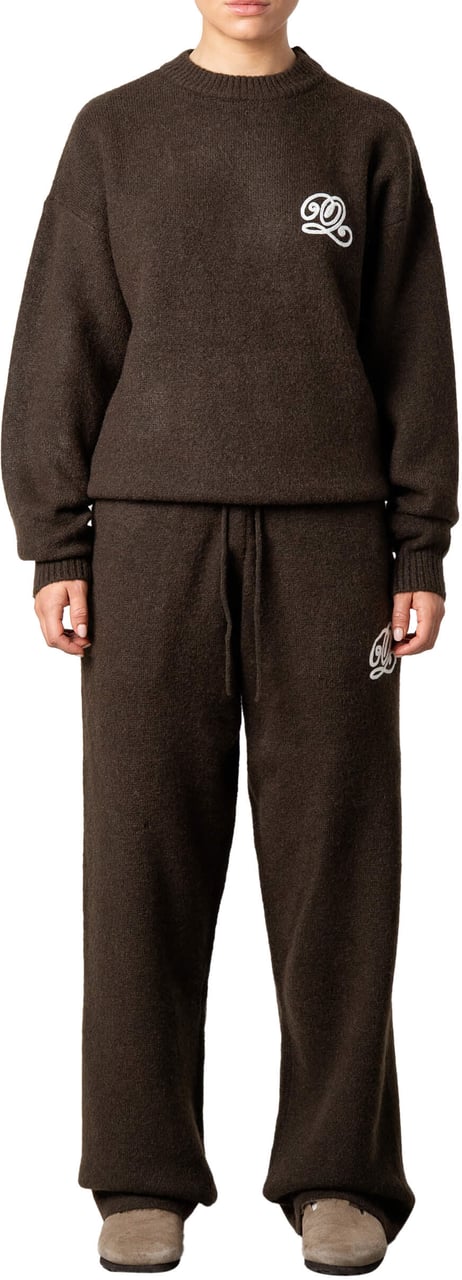 Quotrell Elan Knitted Pants | Brown Bruin