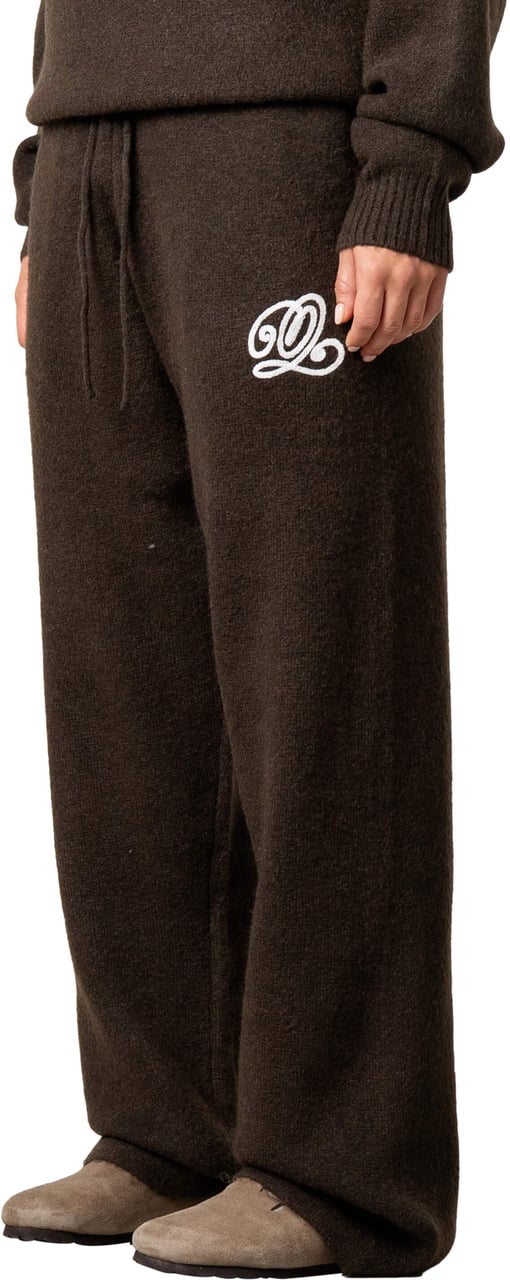 Quotrell Elan Knitted Pants | Brown Bruin