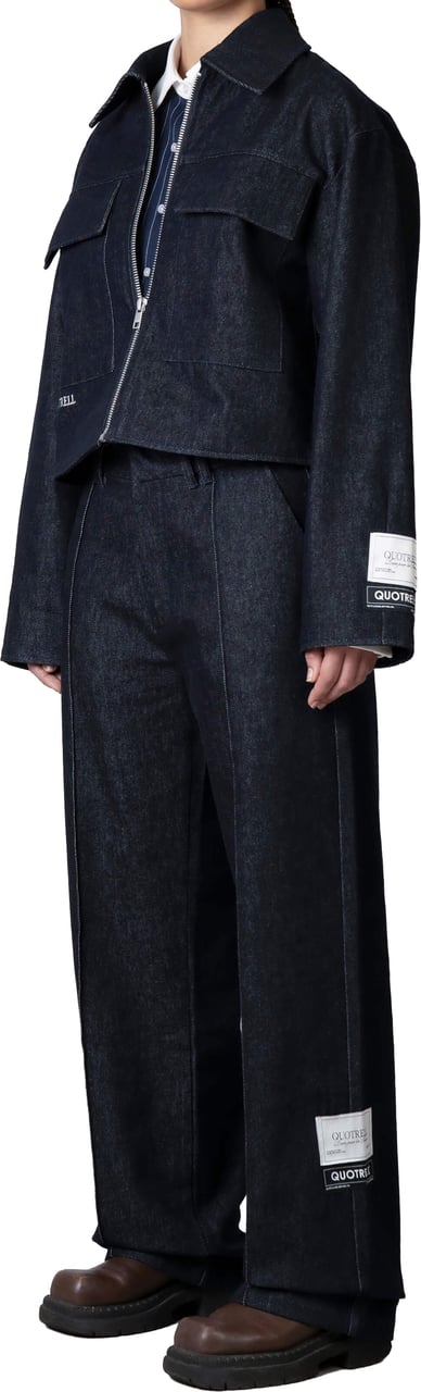 Quotrell Lola Pants | Indigo Blue Blauw