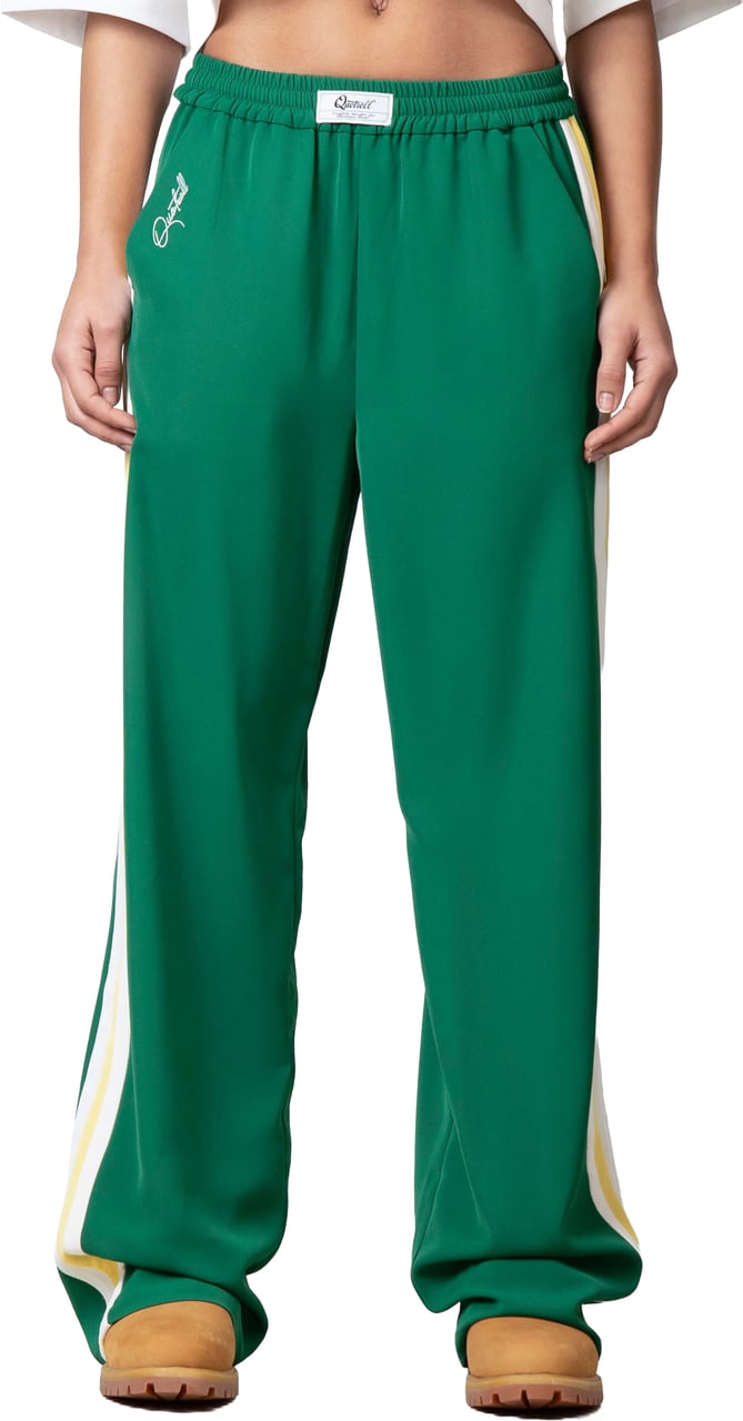 Quotrell Eva Pants | Green/yellow Groen