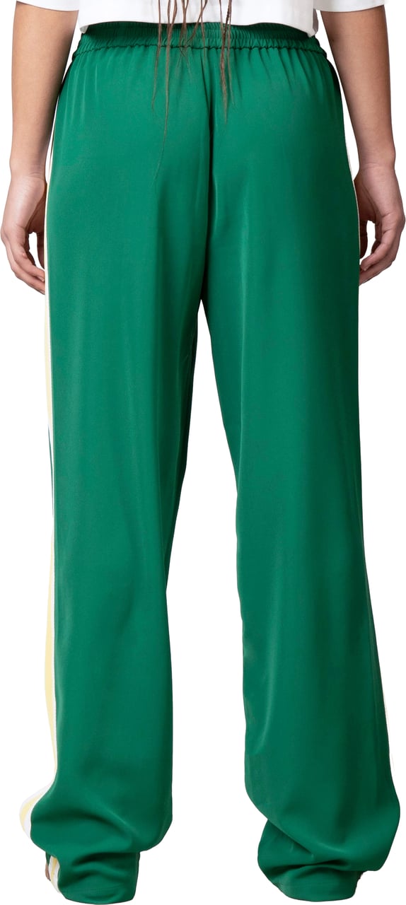 Quotrell Eva Pants | Green/yellow Groen