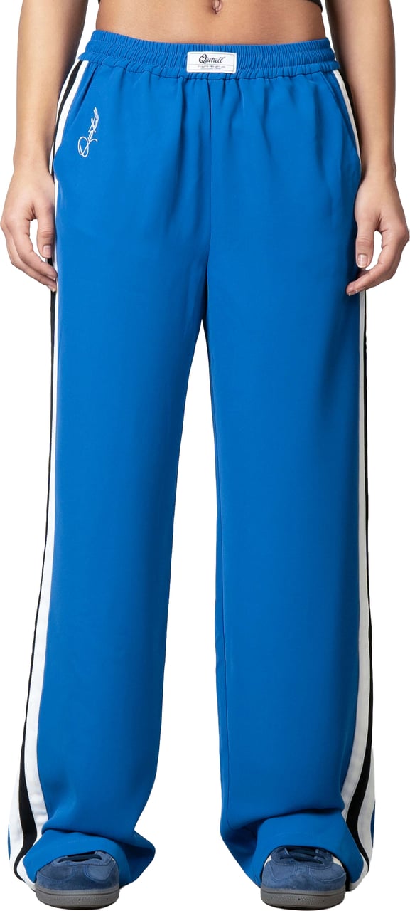 Quotrell Eva Pants | Blue/white Blauw