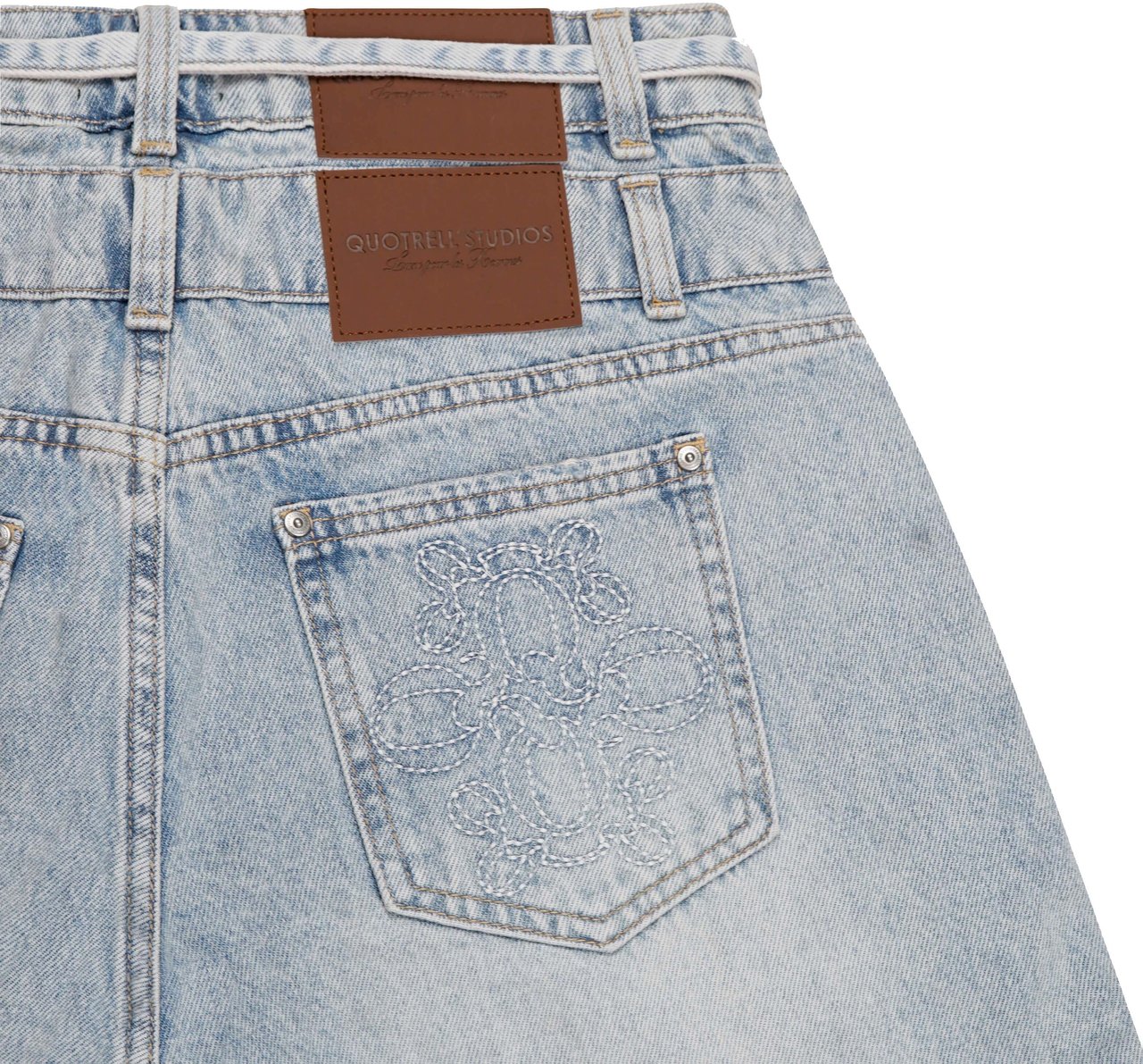 Quotrell Anna Straight Leg Jeans | Light Blue Blauw