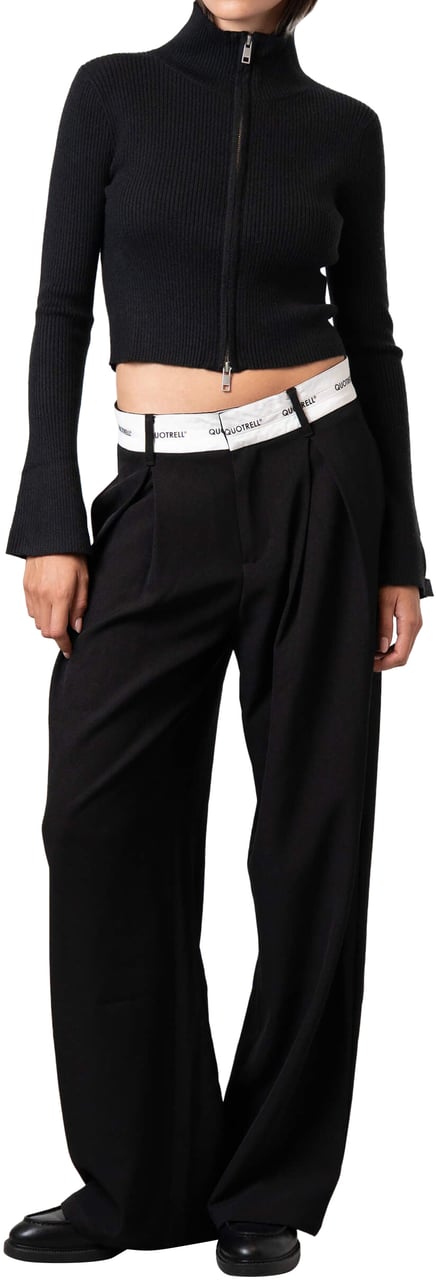 Quotrell Ava Pants | Black Zwart