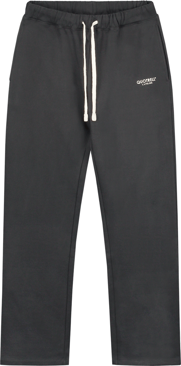 Quotrell L'atelier Pants | Black/white Zwart