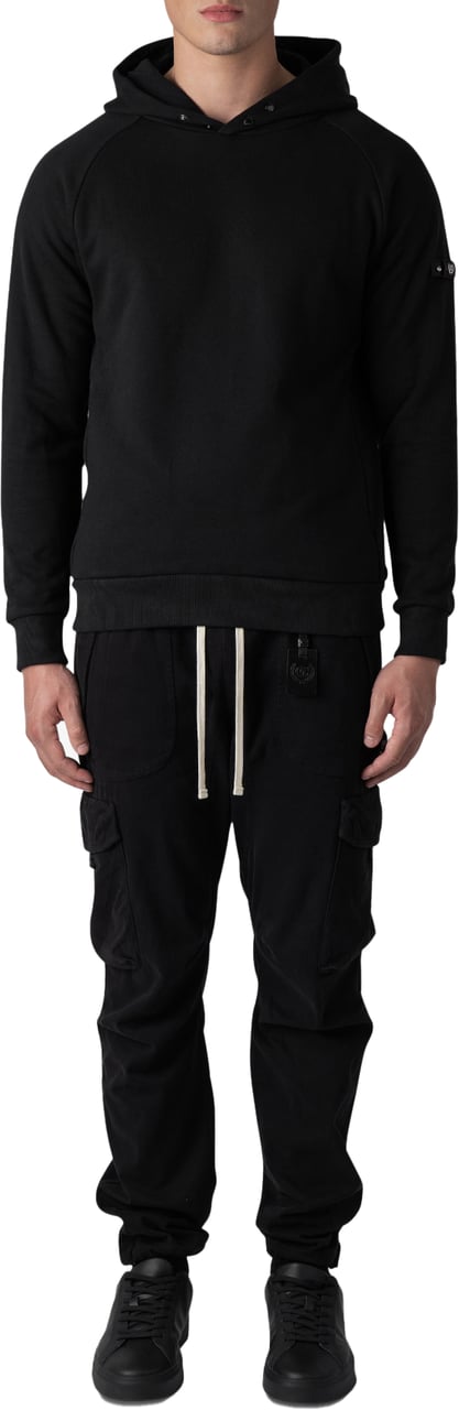 Quotrell Terni Cargo Pants | Black Zwart