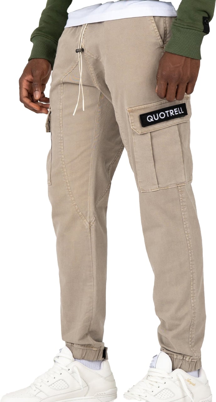 Quotrell Brockton Cargo Broek Unisex Beige