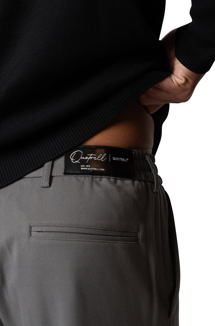 Quotrell Roman Pants | Charcoal Grijs