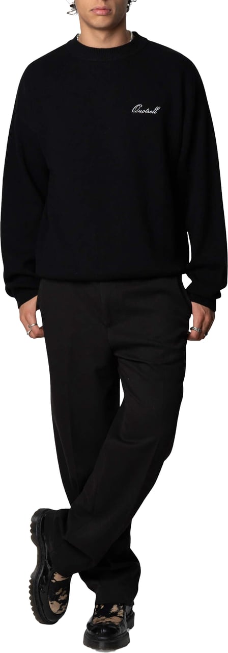Quotrell Roman Pants | Black Zwart