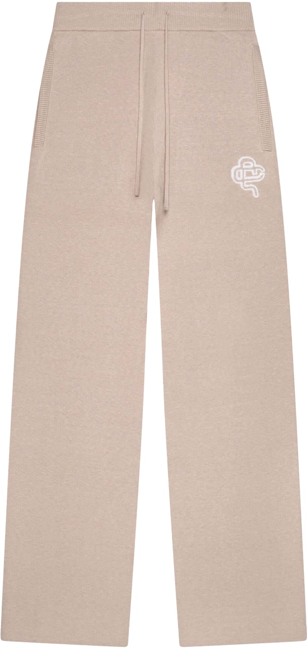 Quotrell Flo Knitted Pants | Beige Melee/off Whit Beige