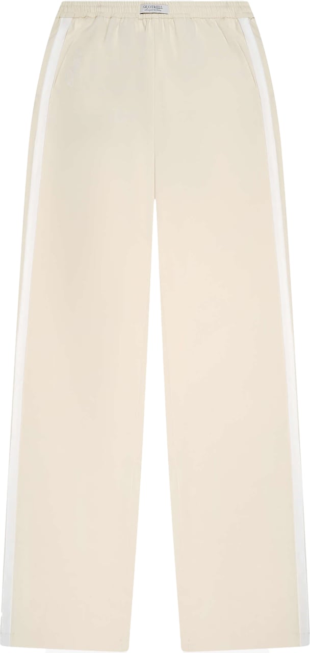Quotrell Ella Stripe Pants | Butter Yellow/white Geel