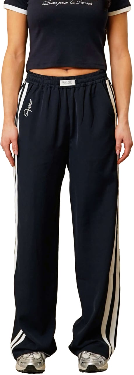Quotrell Ella Stripe Pants | Navy/white Blauw