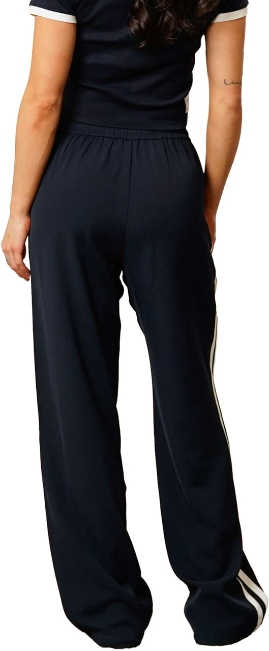 Quotrell Ella Stripe Pants | Navy/white Blauw