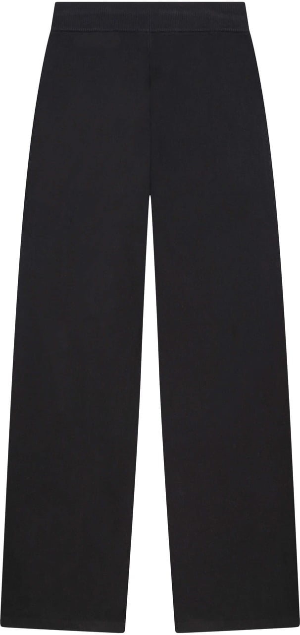 Quotrell Chloe Knitted Pants | Black/white Zwart