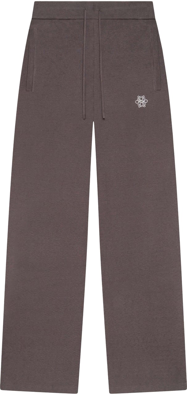 Quotrell Chloe Knitted Pants | Brown/off White Bruin