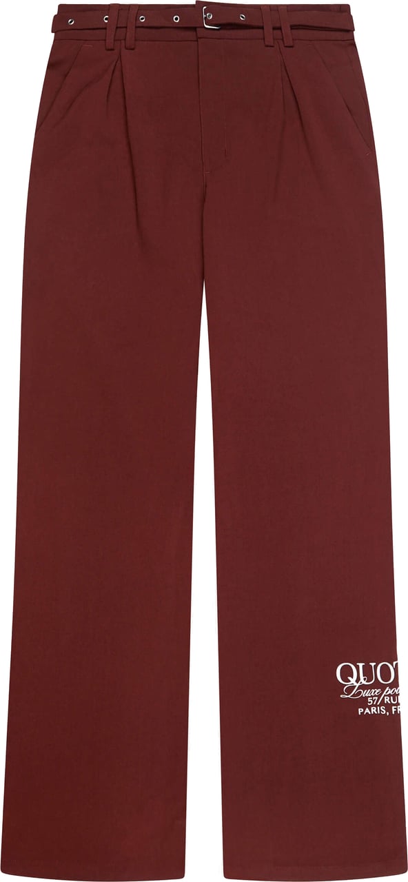 Quotrell Skylar Pantalon | Bordeaux Rood