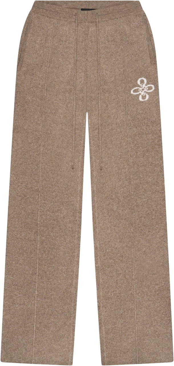Quotrell Insignia Knitted Pants | Brown Melee Bruin