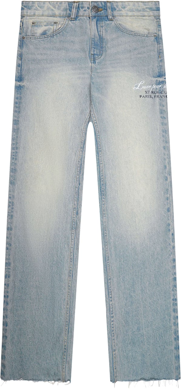 Quotrell Mia Straight Denim Jeans | Light Blue Blauw