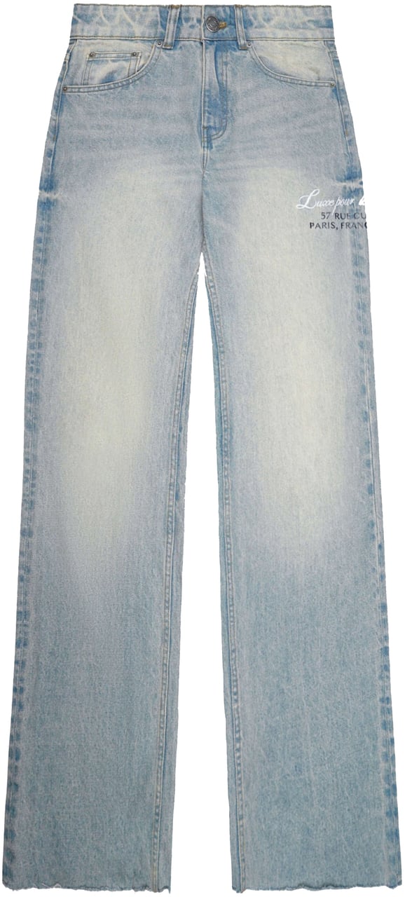 Quotrell Mia Straight Denim Jeans | Light Blue Blauw