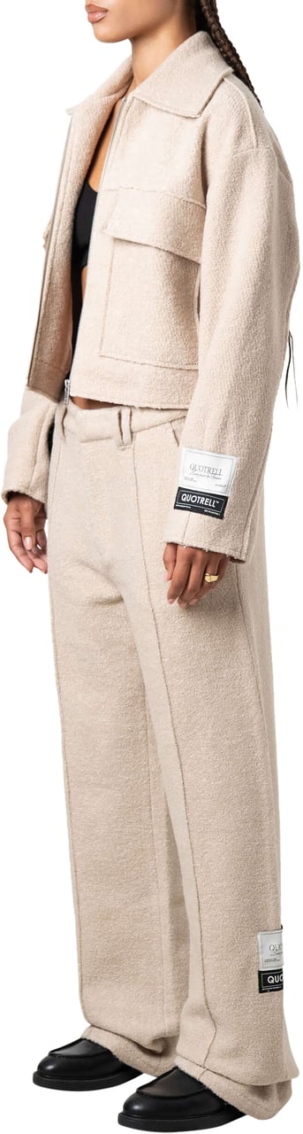 Quotrell Layla Straight Pants | Beige Beige