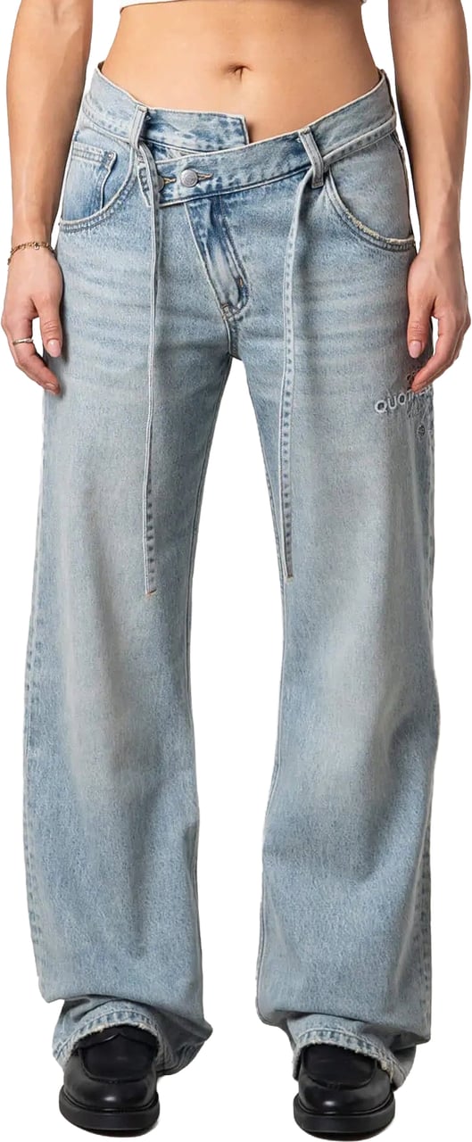 Quotrell Mae Straight Jeans | Light Blue Blauw