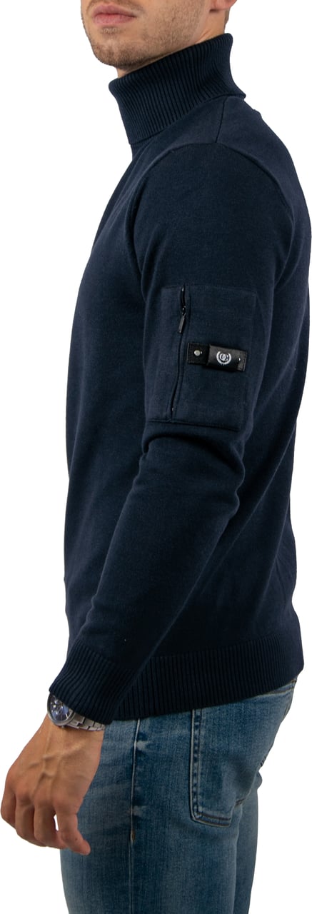 Quotrell Papillon Knitted Sweater Blauw