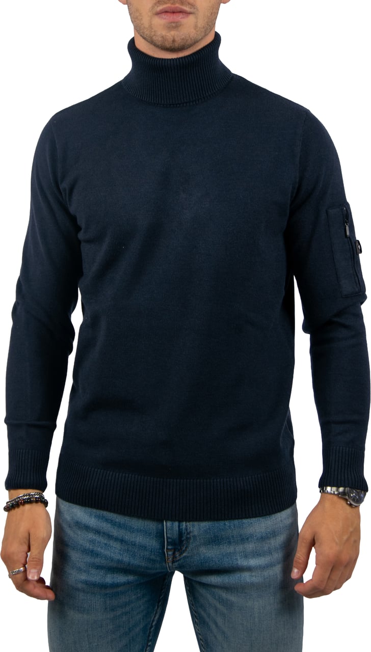 Quotrell Papillon Knitted Sweater Blauw