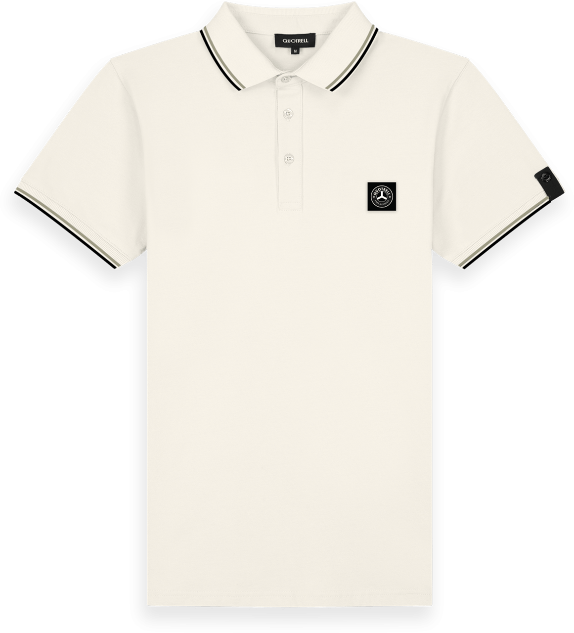 Quotrell Ithica Polo | Sand/black Beige