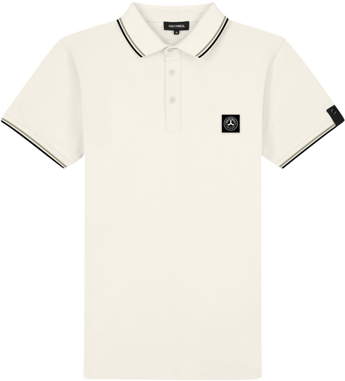 Quotrell Ithica Polo | Sand/black Beige