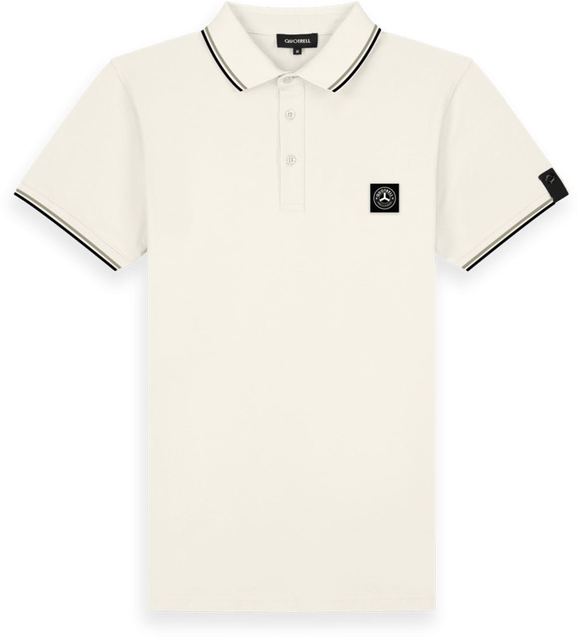Quotrell Ithica Polo | Sand/black Beige