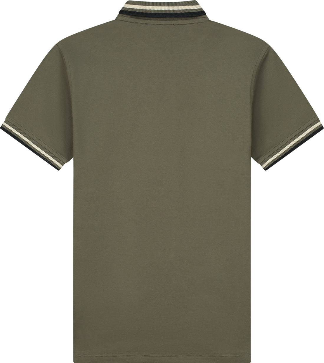 Quotrell Avergne Polo | Army Green/black Groen