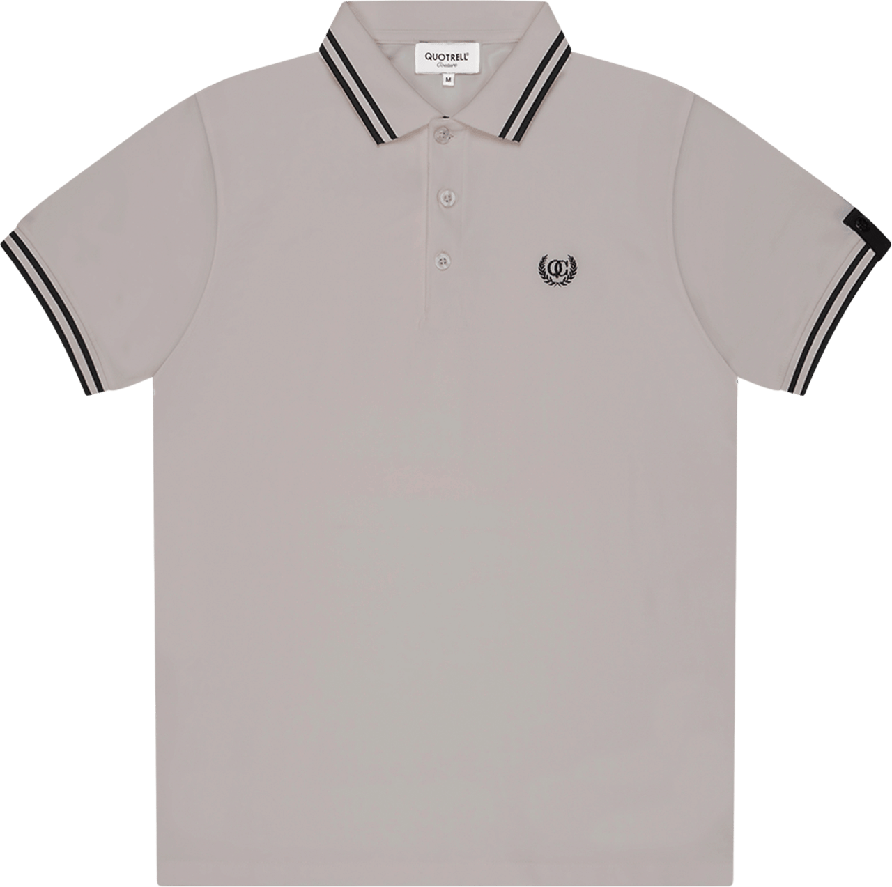 Quotrell Batera Polo | Taupe/black Beige