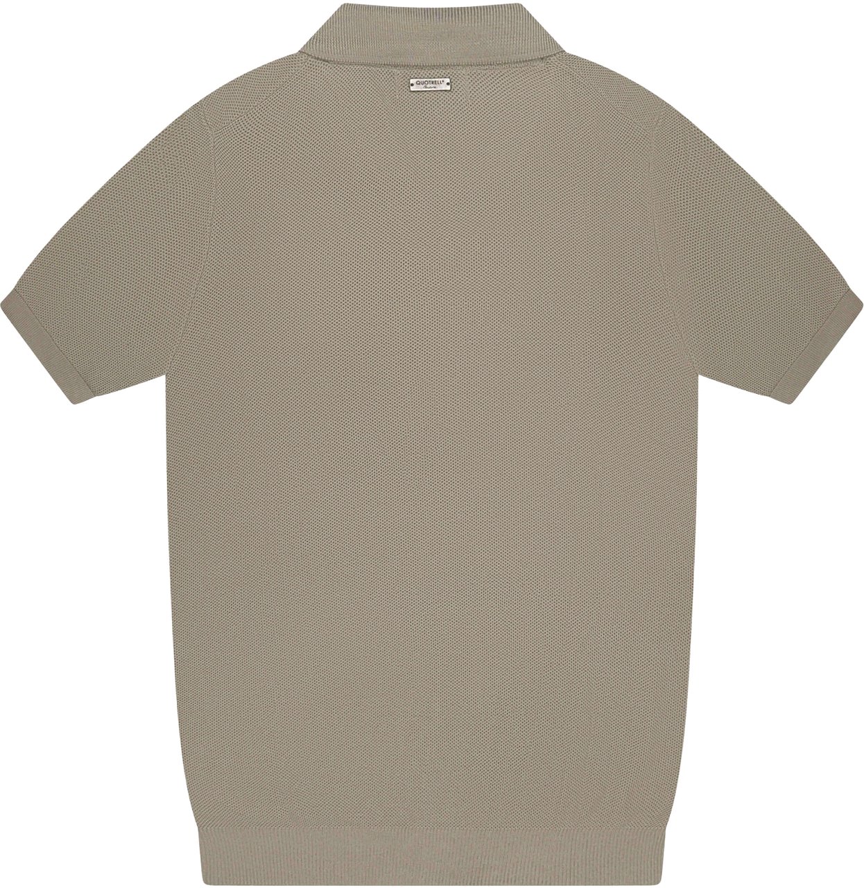 Quotrell Elijah Polo | Faded Olive/white Groen