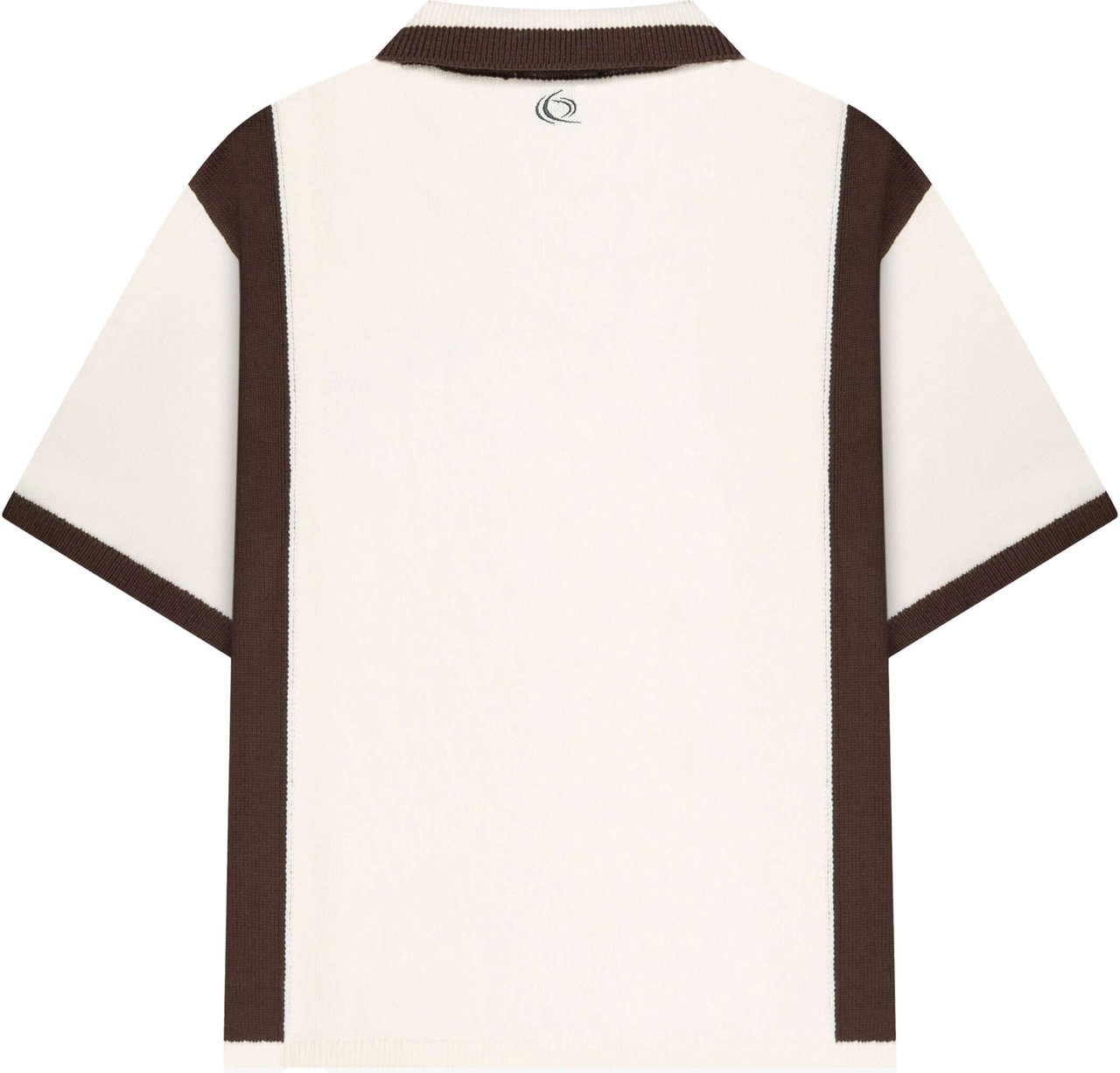 Quotrell Diego Knitted Polo | Creme/brown Beige