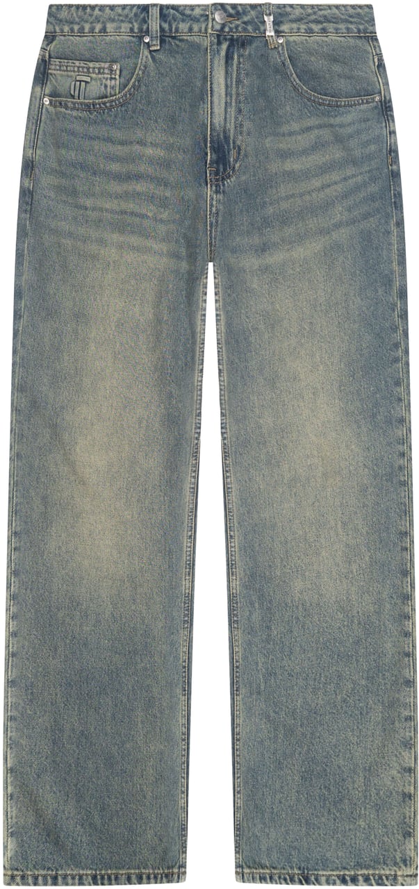 Quotrell Oliver Denim Jeans | Tinted Mid Blue Blauw