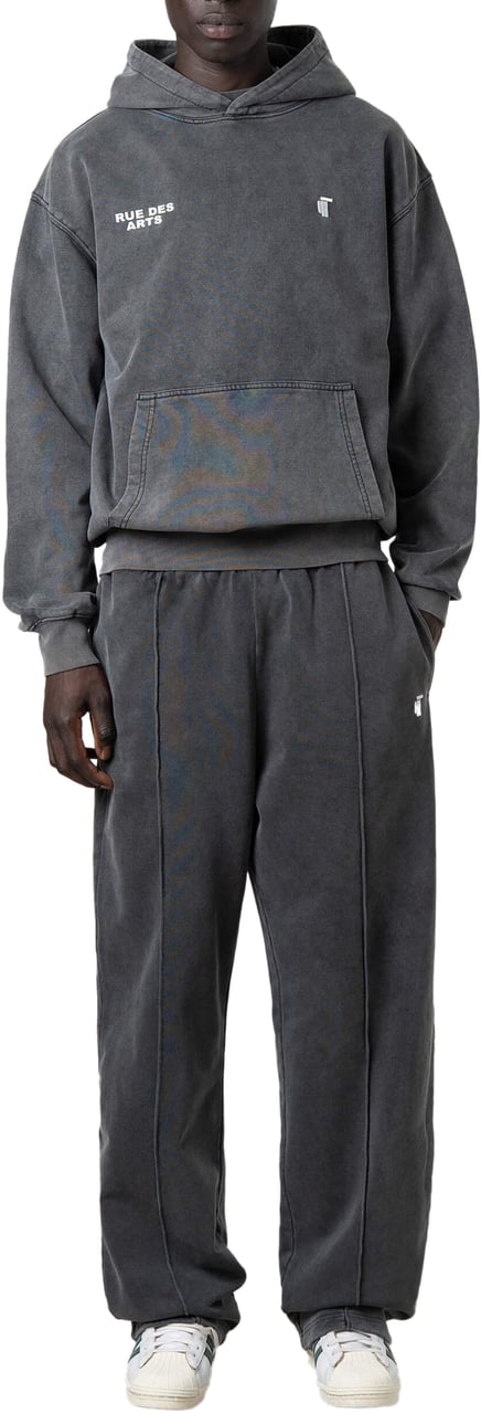 Quotrell Kiga Pants | Acid Grey/white Grijs
