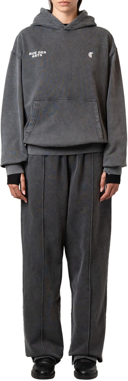 Quotrell Kiga Pants | Acid Grey/white Grijs