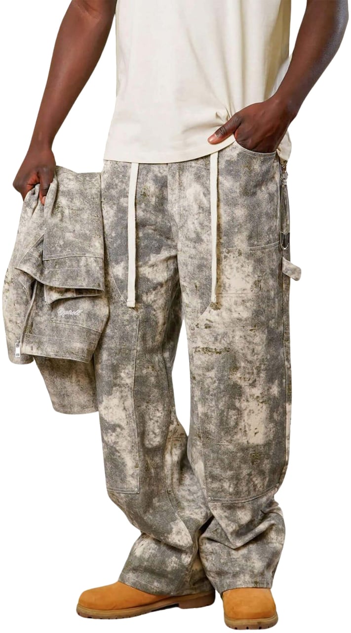 Quotrell Aiden Camo Jeans Goud