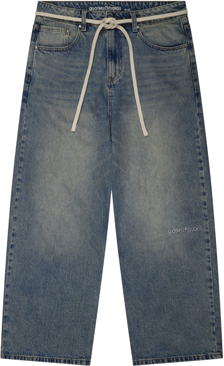 Quotrell Brooklyn Denim | Washed Blue Blauw