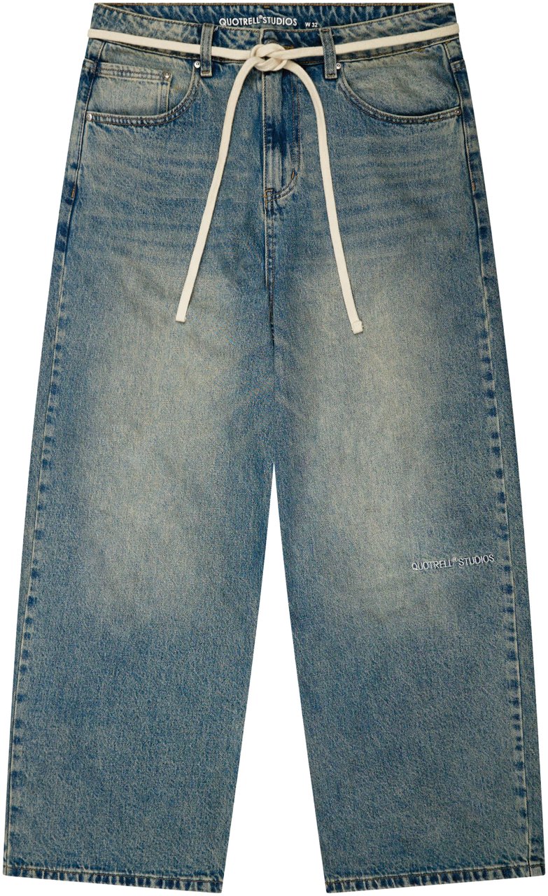 Quotrell Brooklyn Denim | Washed Blue Blauw