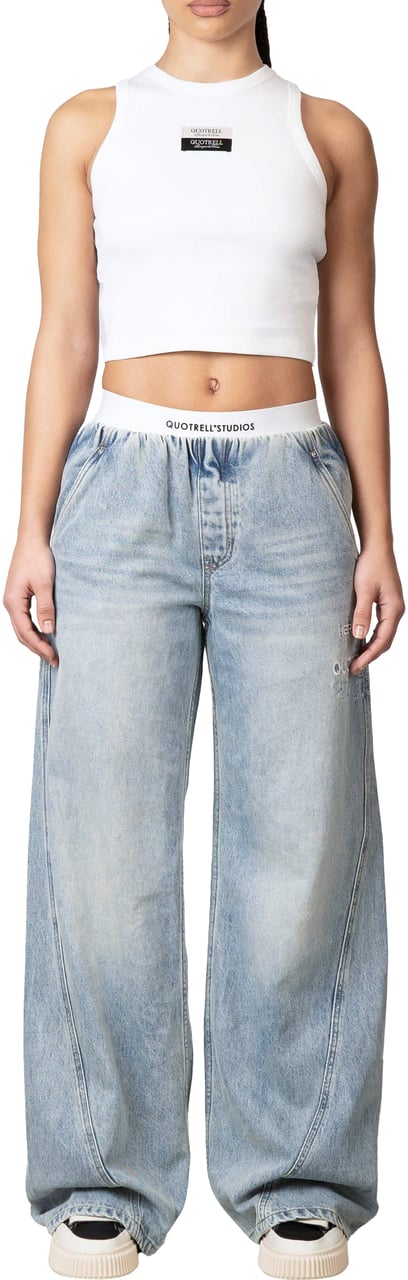 Quotrell Jax Jeans | Light Blue Blauw