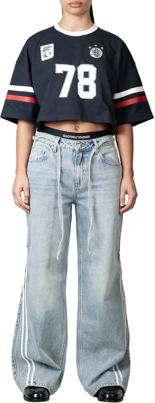 Quotrell Cleo Denim Jeans | Light Blue Blauw