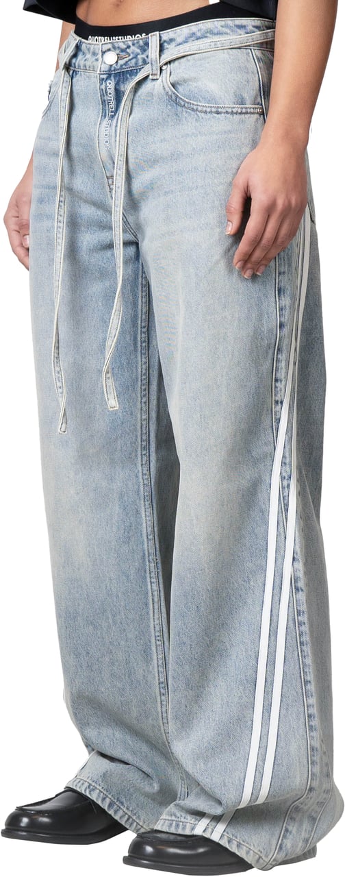 Quotrell Cleo Denim Jeans | Light Blue Blauw