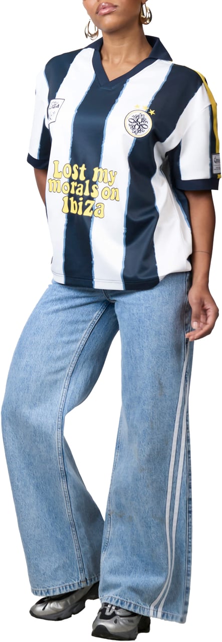 Quotrell Cleo Denim Jeans | Washed Blue Blauw