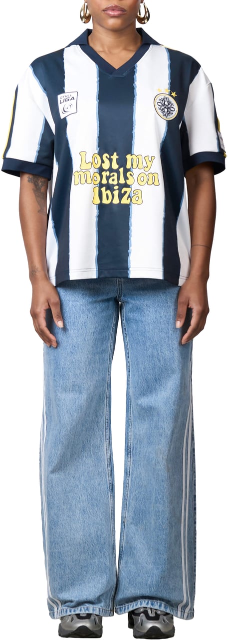 Quotrell Cleo Denim Jeans | Washed Blue Blauw